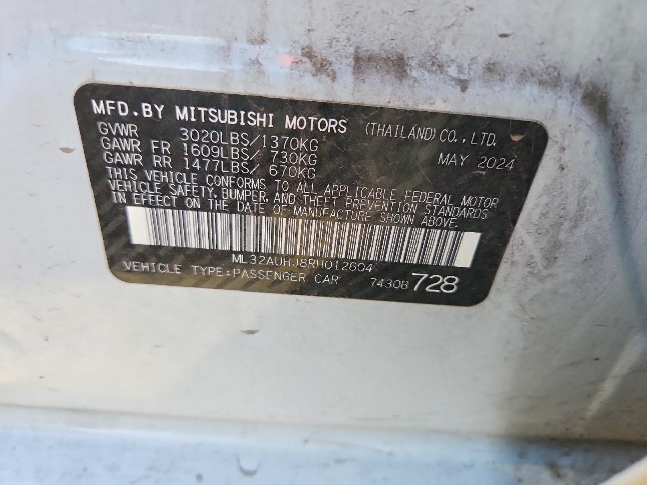Mitsubishi Mirage Es