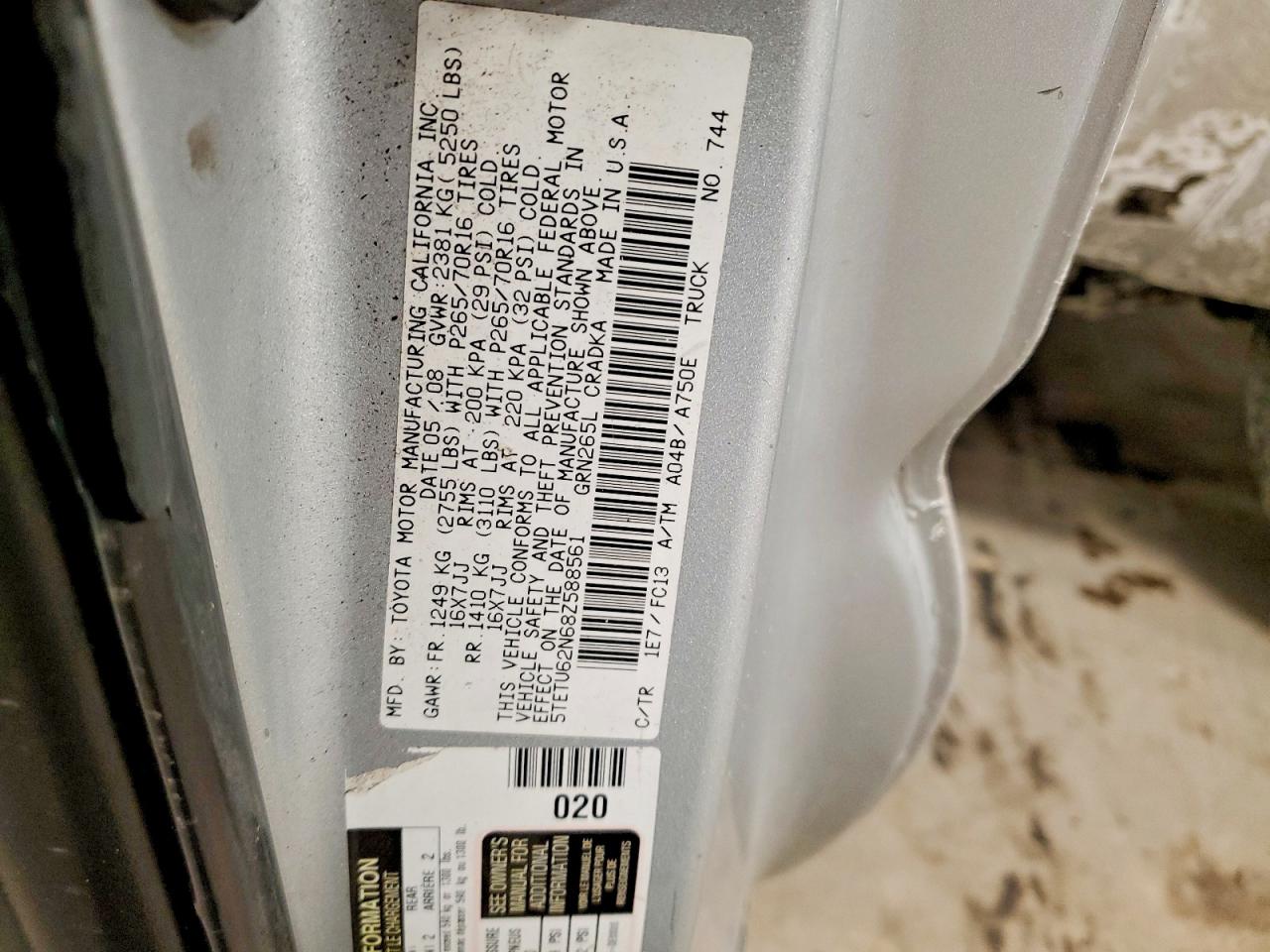 Toyota Tacoma Prerunner Access Cab