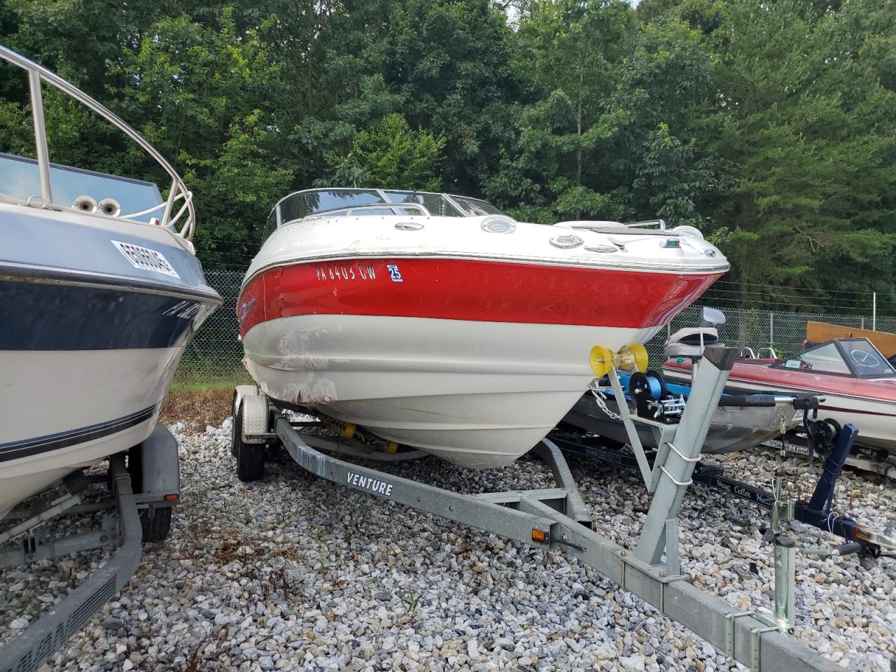 Salvage Crownline Boat Image