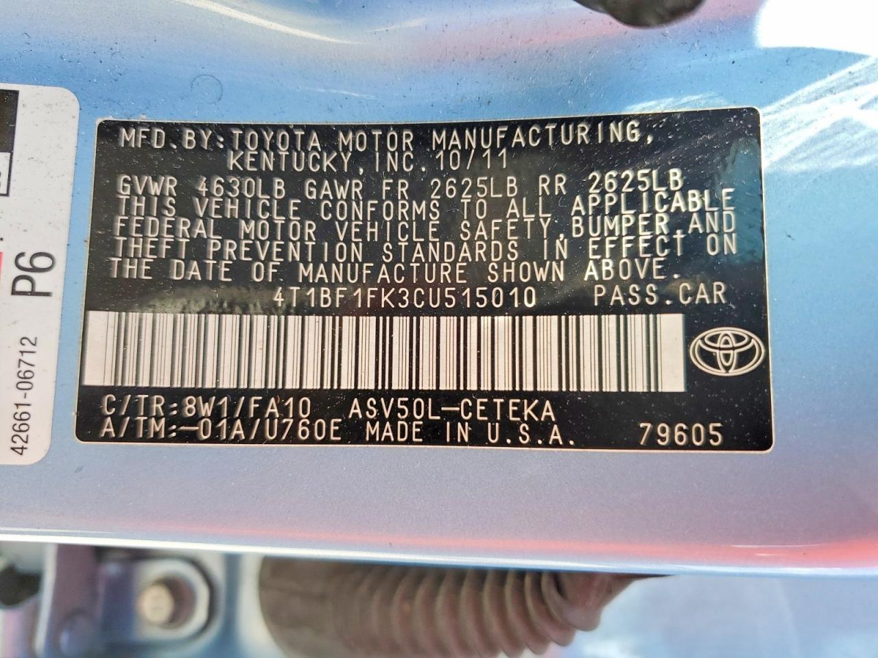 Toyota Camry L