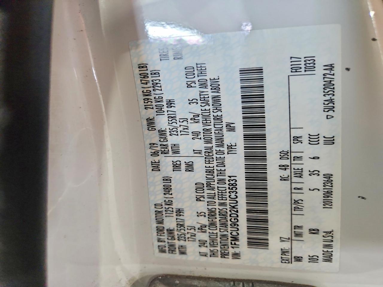 Ford Escape Se