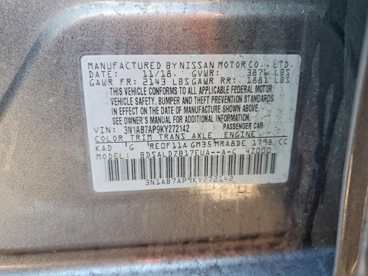 Nissan Sentra Sv