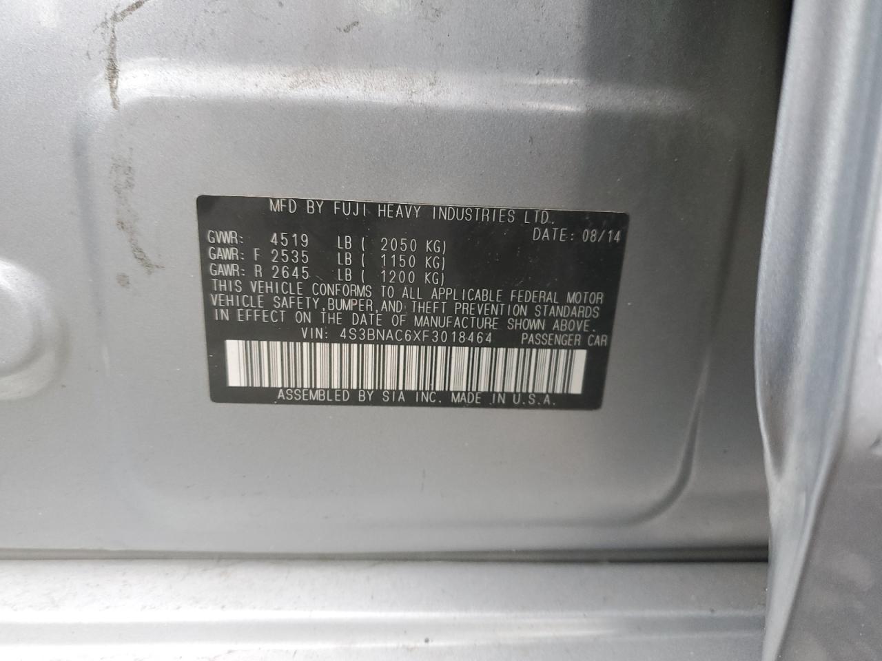 Subaru Legacy 2.5i Premium