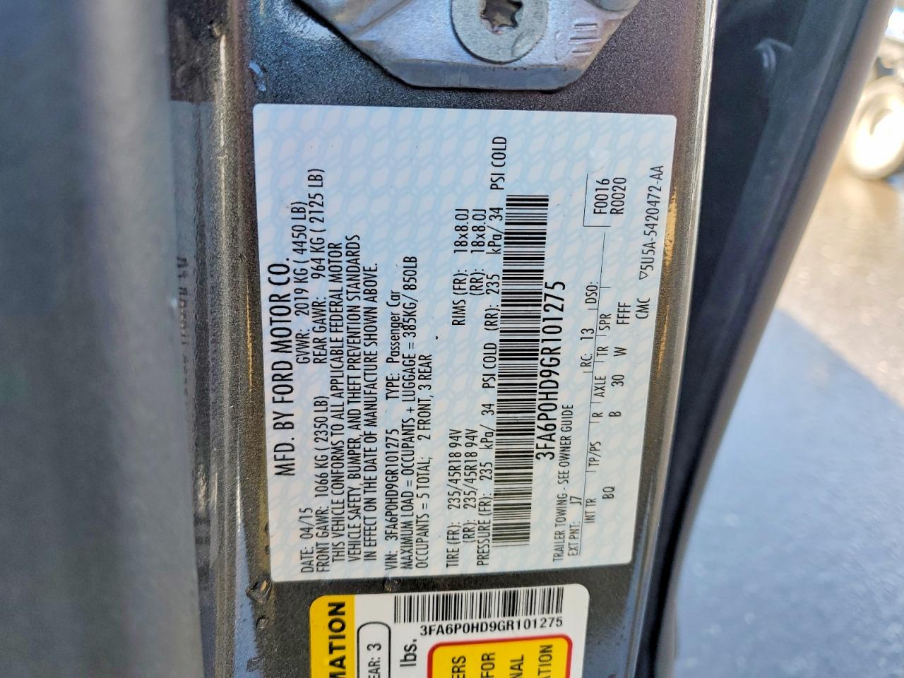 Ford Fusion Se