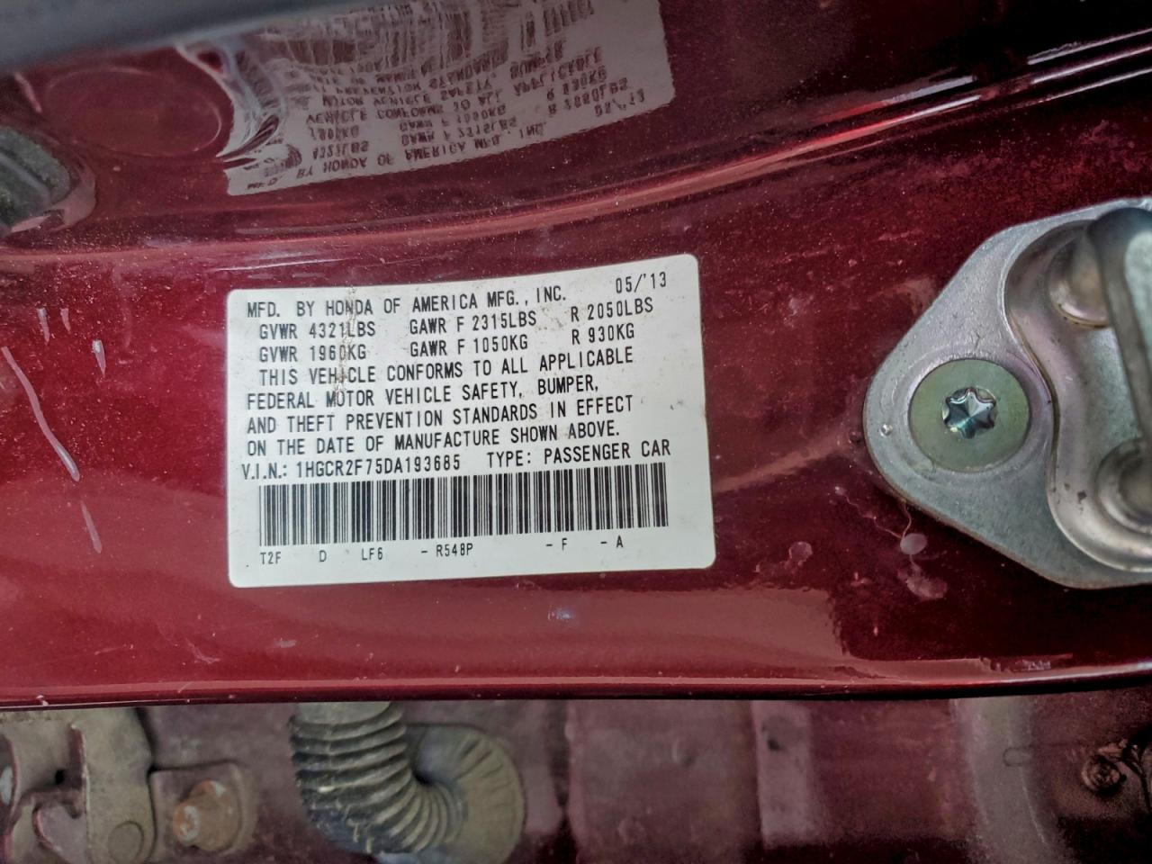 Honda Accord Ex