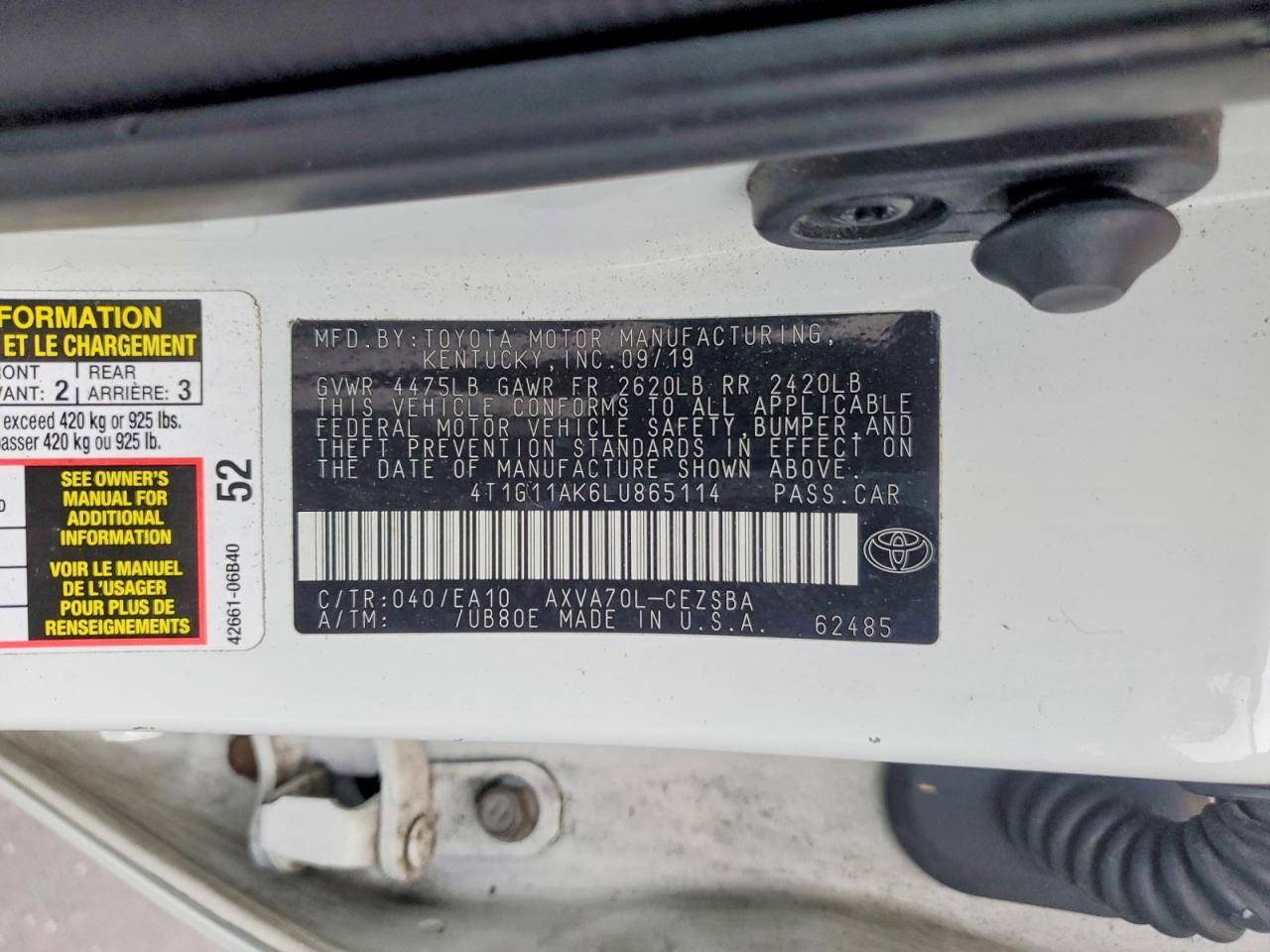Toyota Camry Se