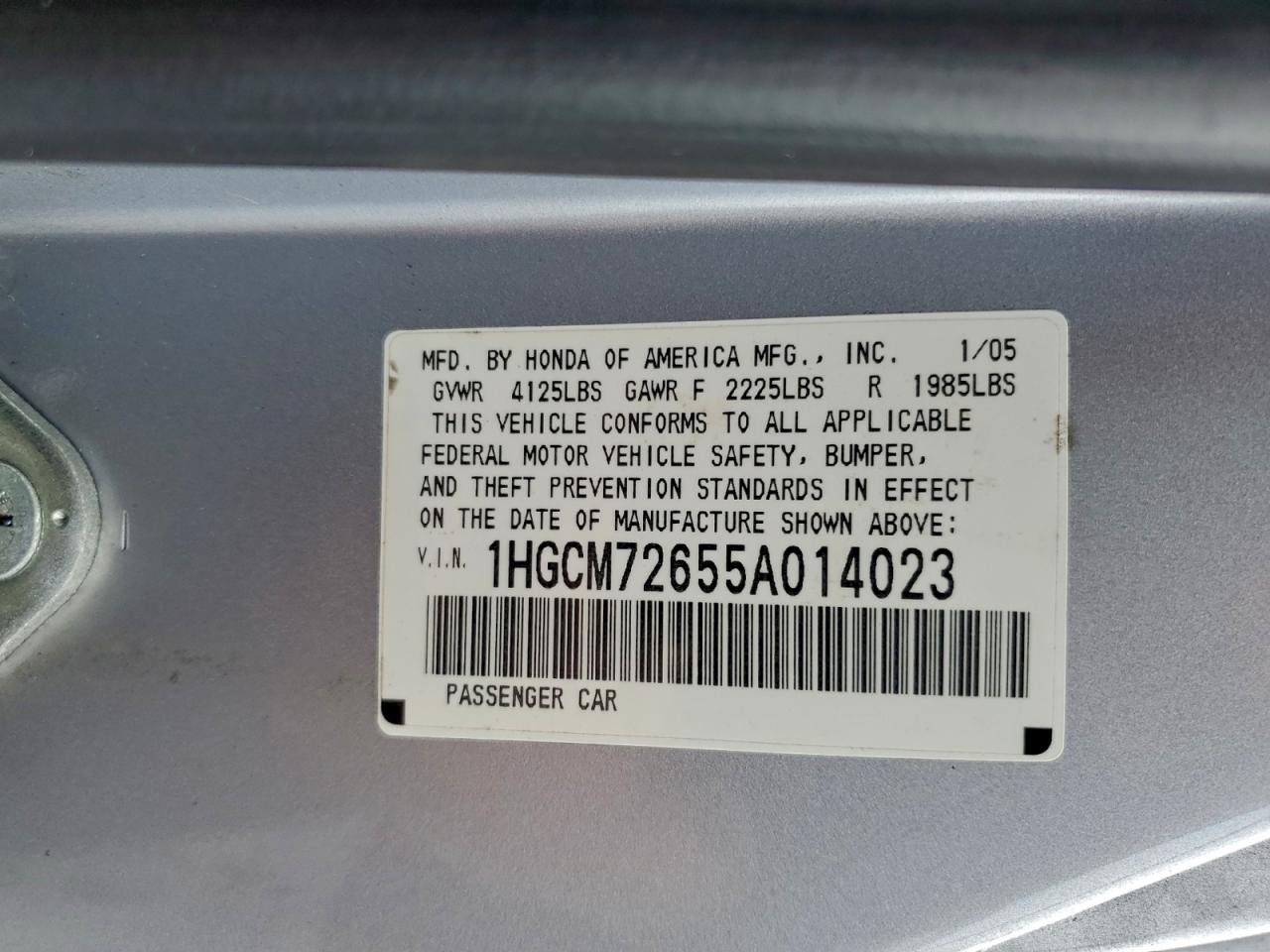 Honda Accord Ex