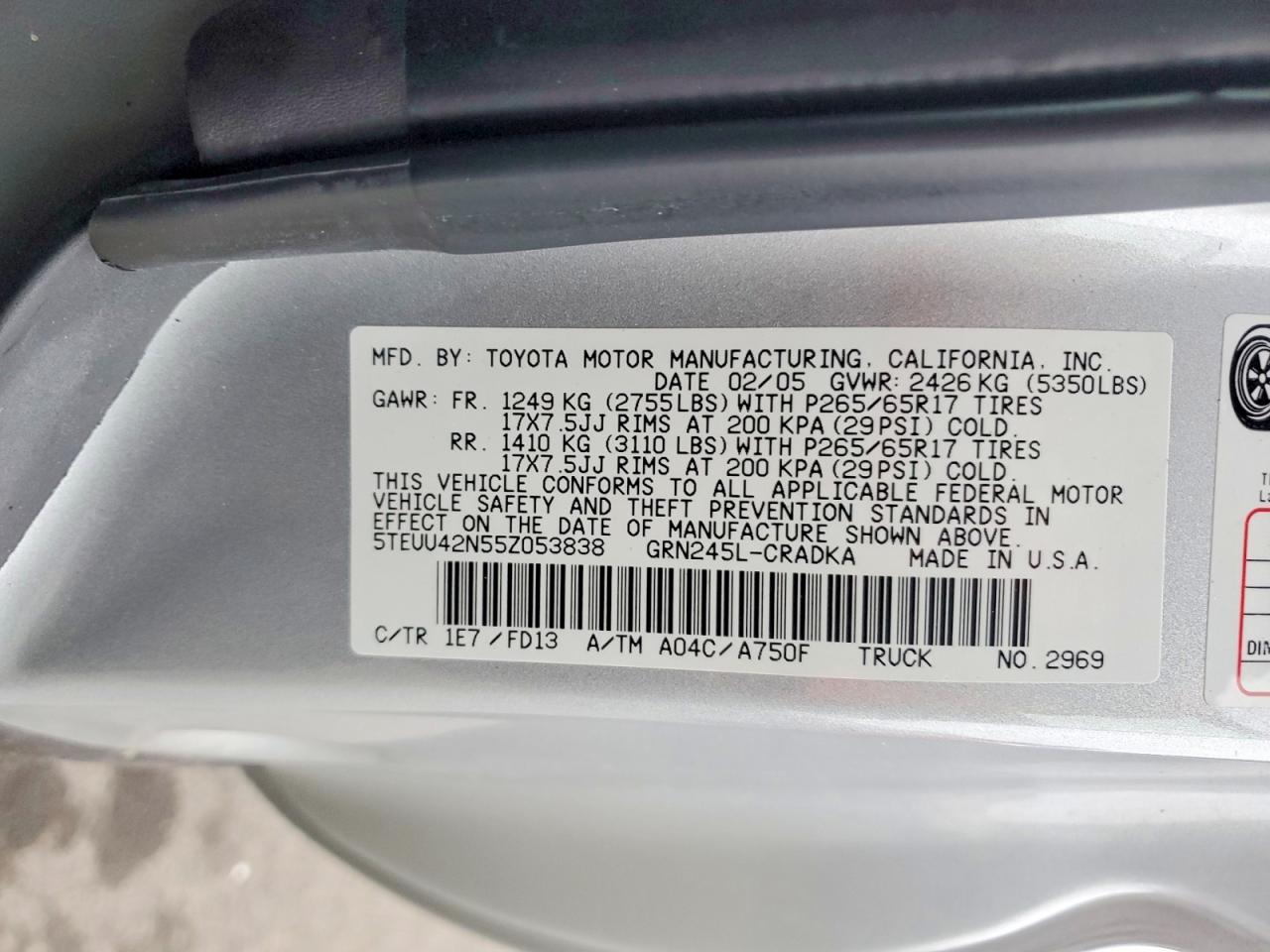 Toyota Tacoma Access Cab