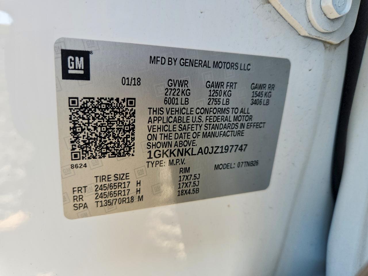 GMC Acadia Sle