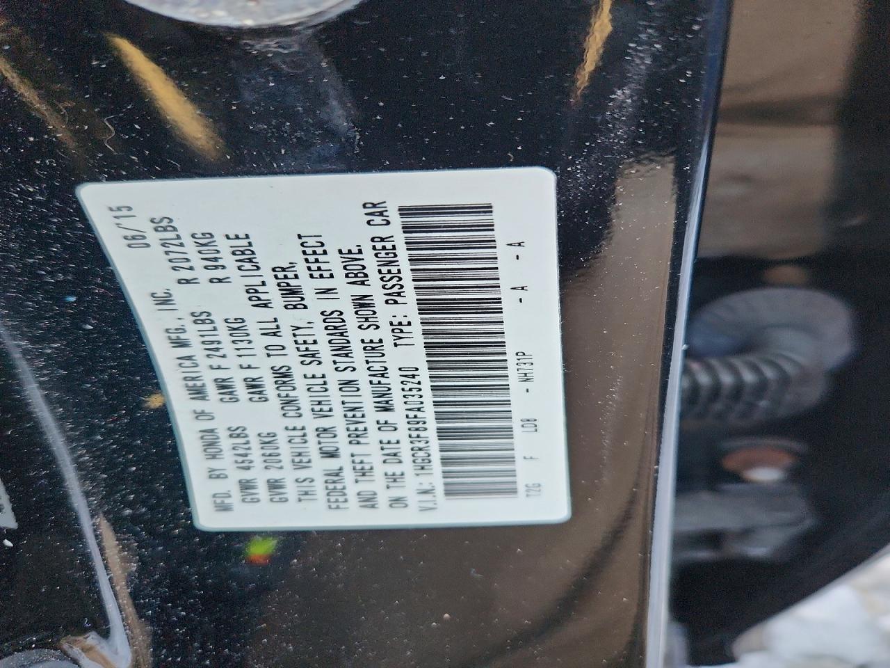 Honda Accord Exl