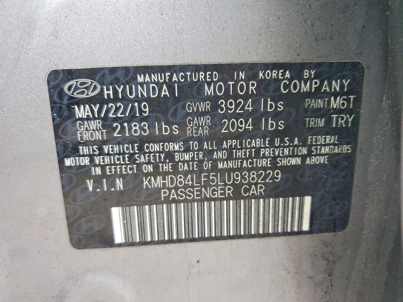 Hyundai ELANTRA Sel