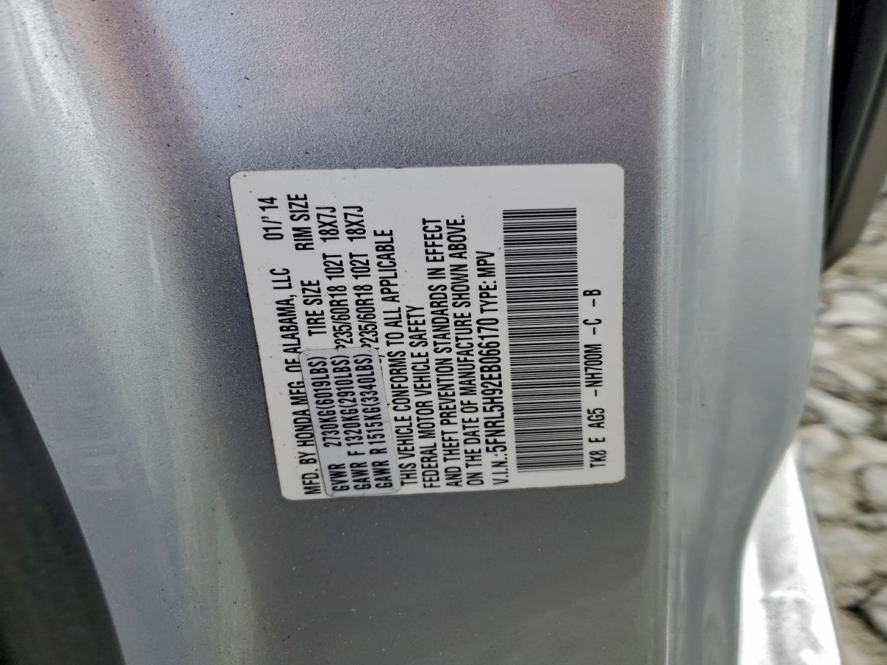 Honda Odyssey Touring
