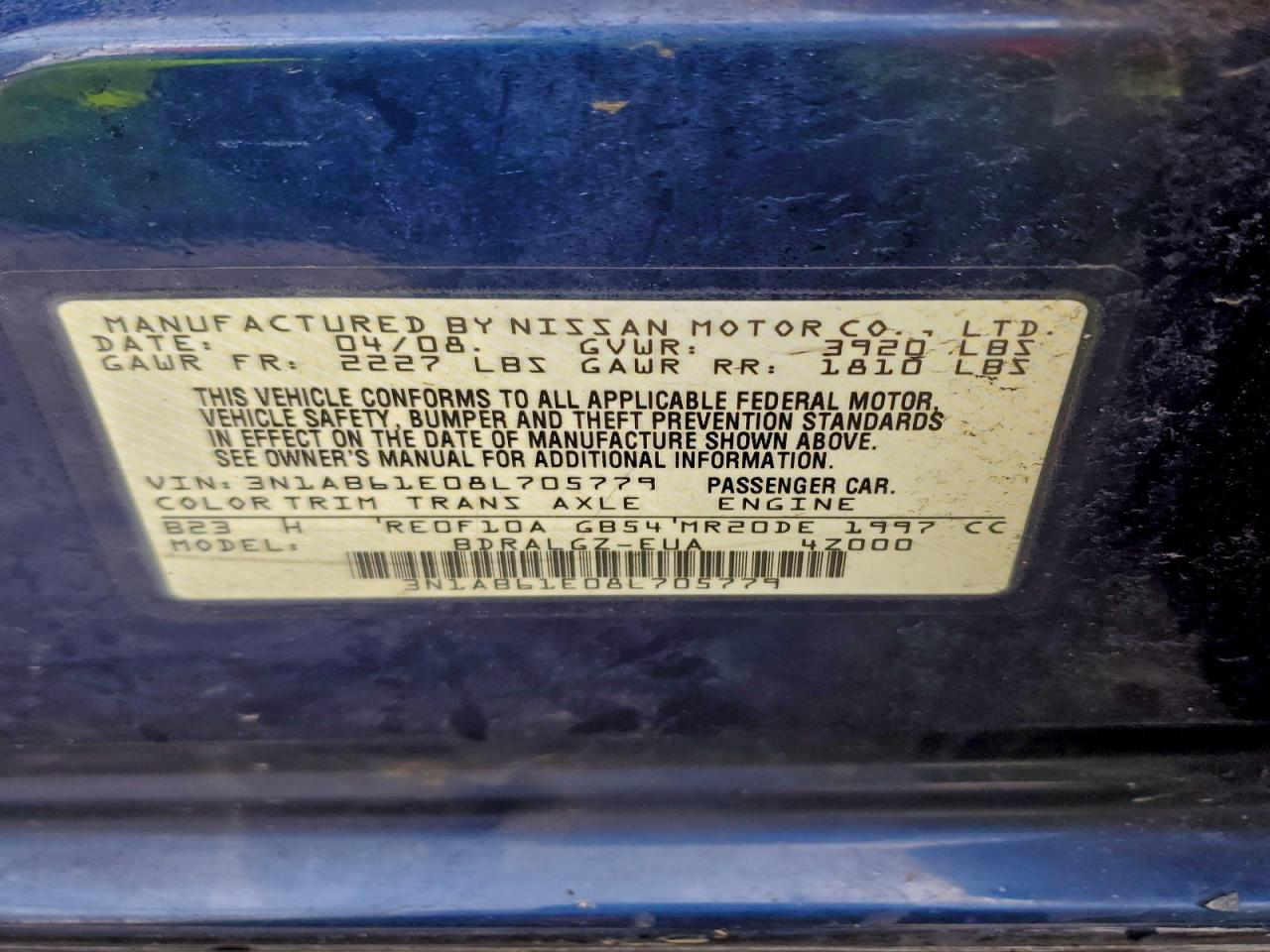 Nissan Sentra 2.0