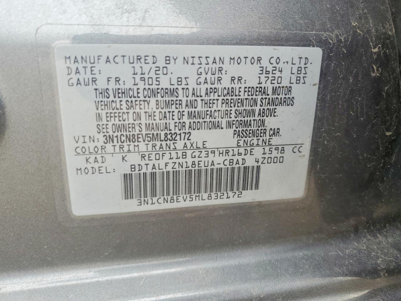 Nissan Versa Sv