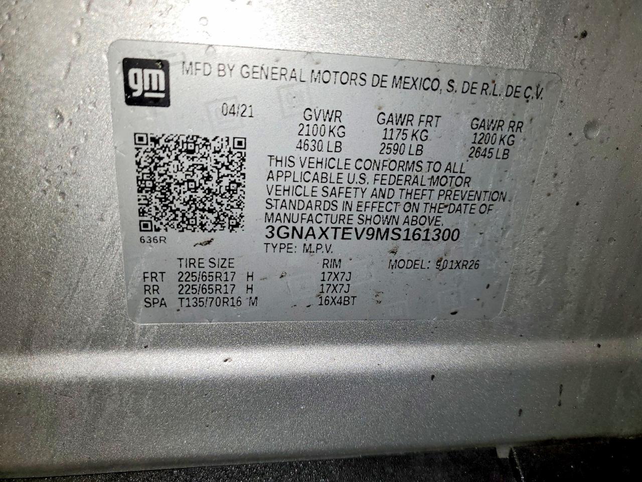 Chevrolet Equinox Lt