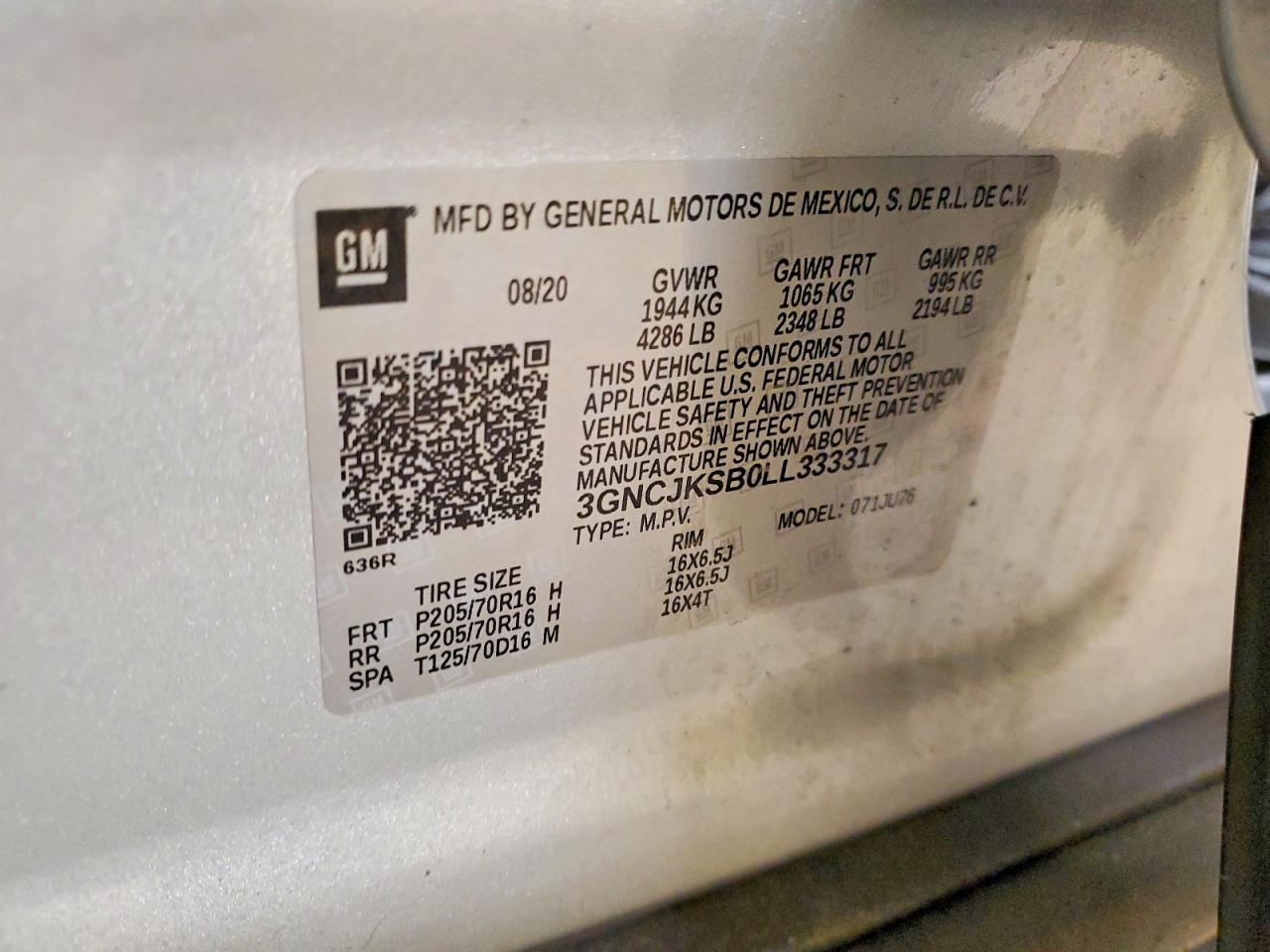 Chevrolet Trax Ls