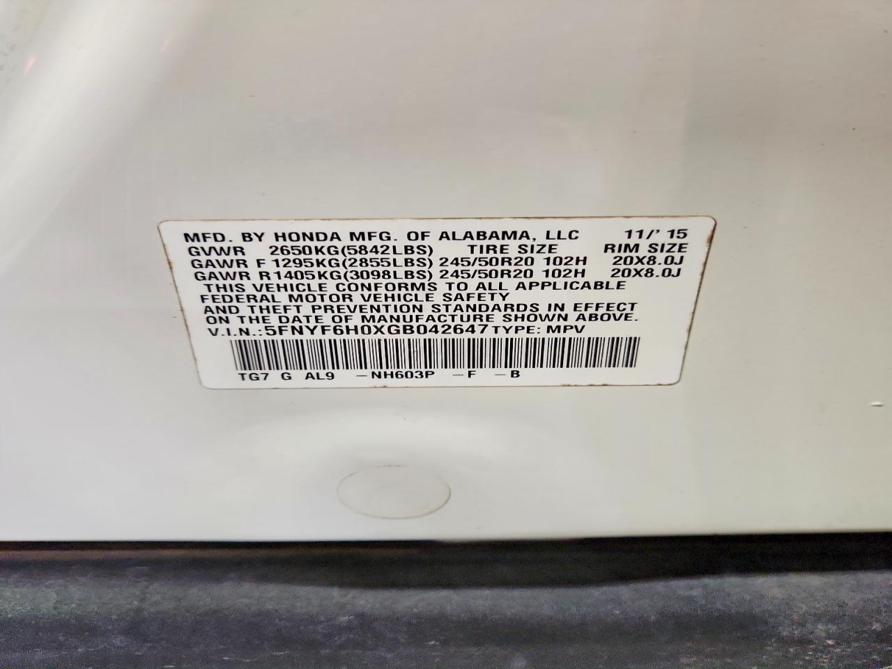 Honda Pilot Elite