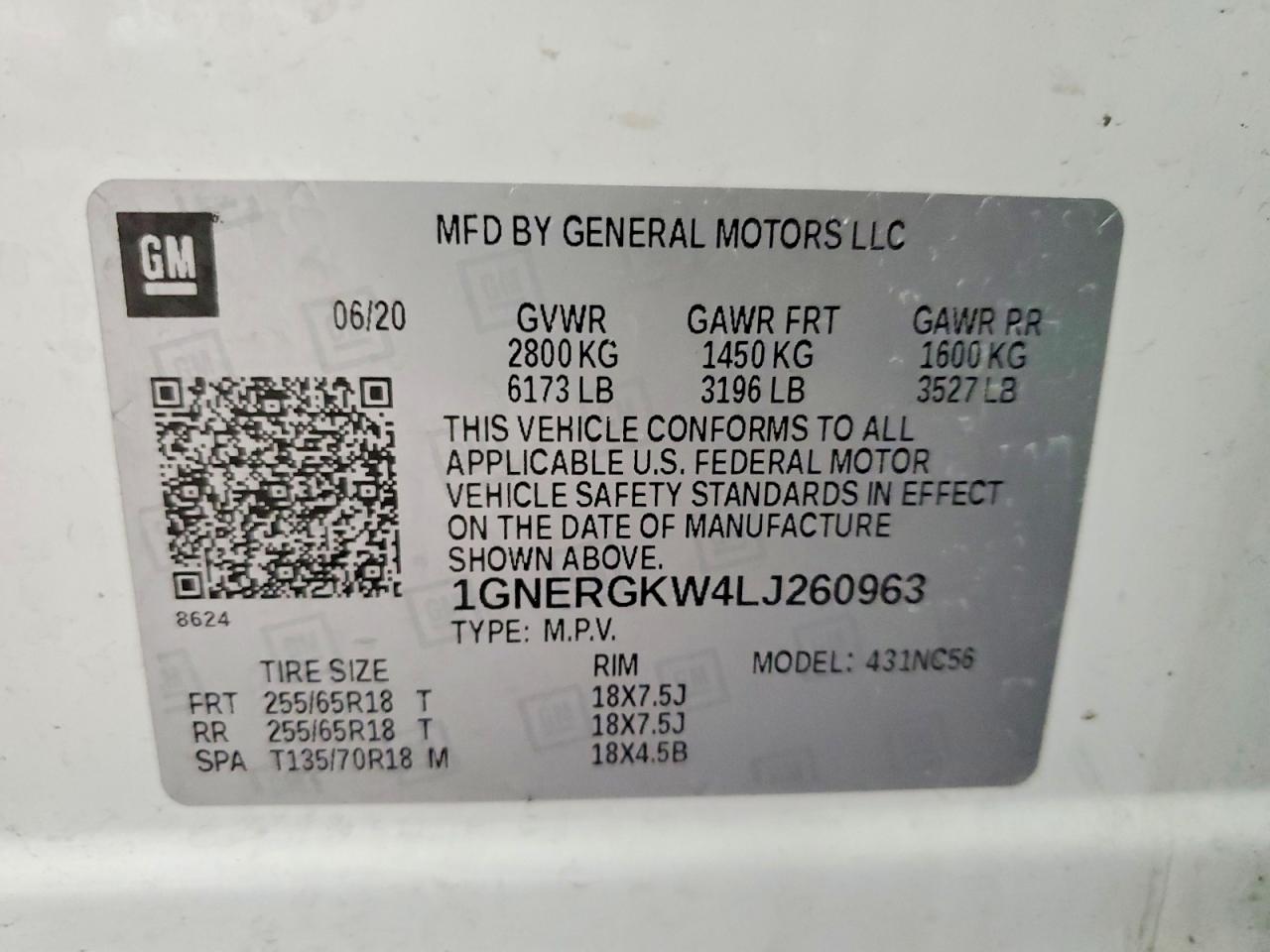 Chevrolet Traverse Lt