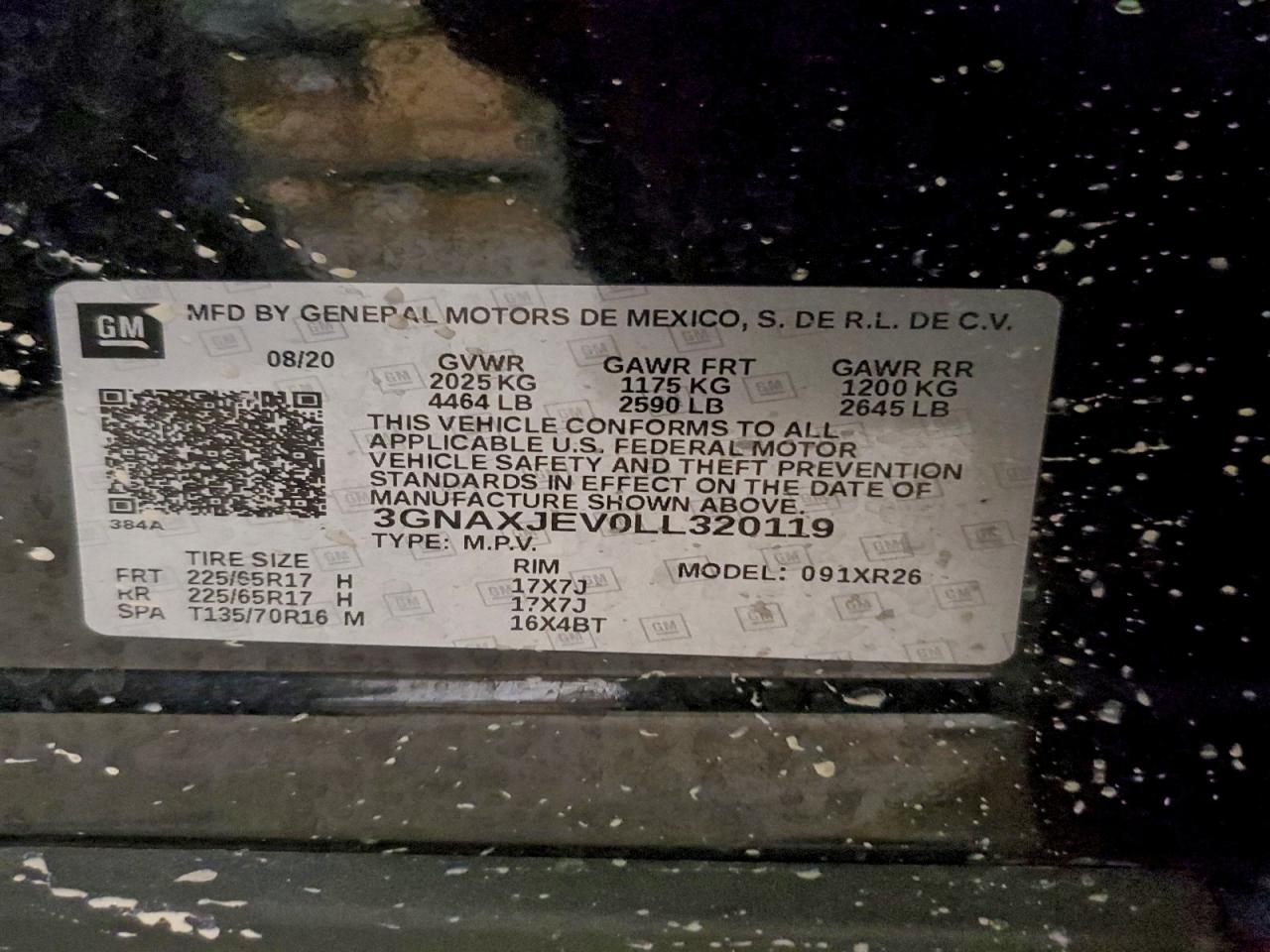 Chevrolet Equinox Lt