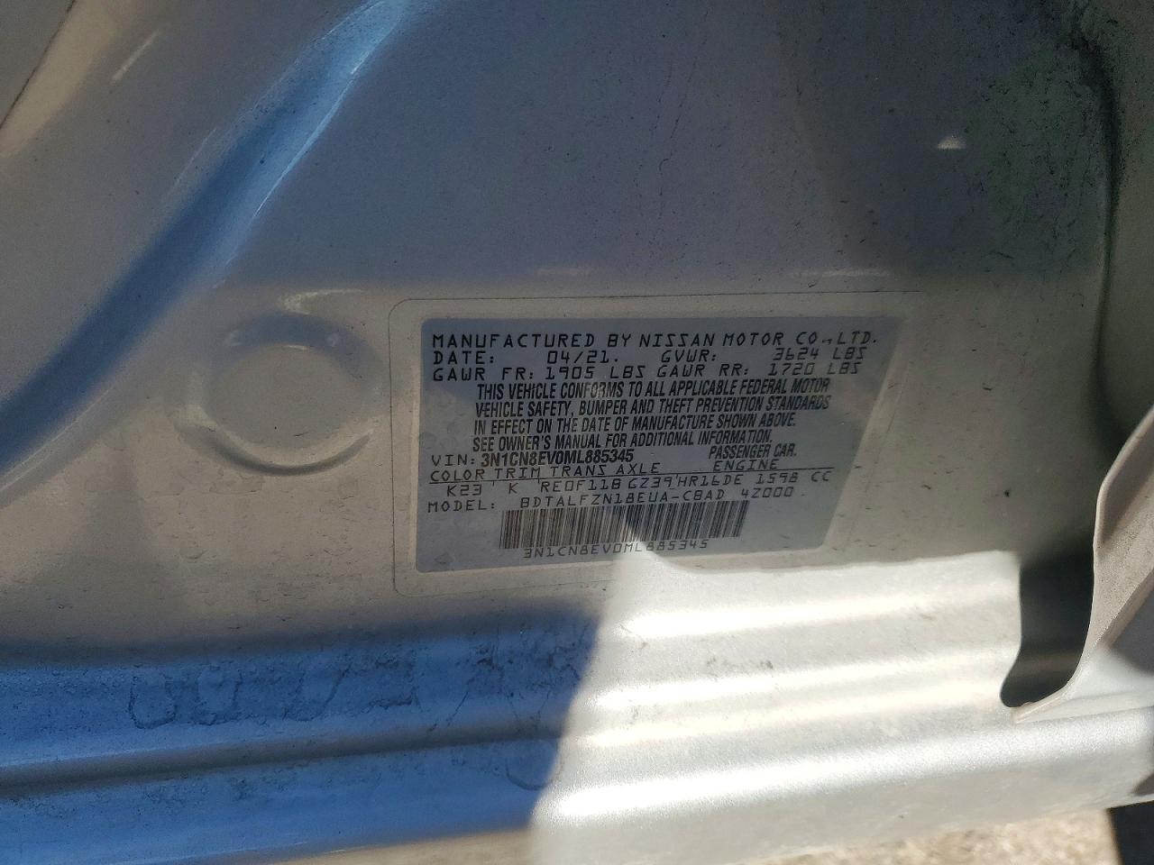 Nissan Versa Sv