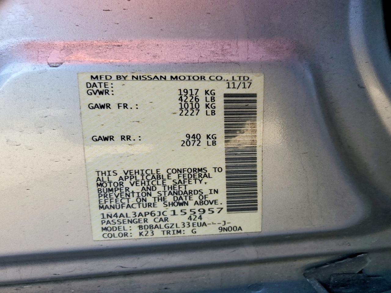 Nissan Altima 2.5 S