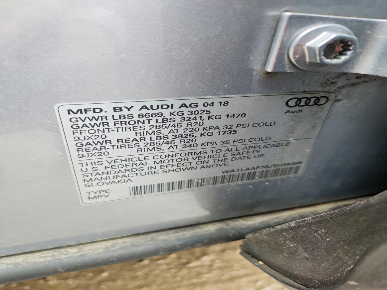 Audi Q7 Premium Plus