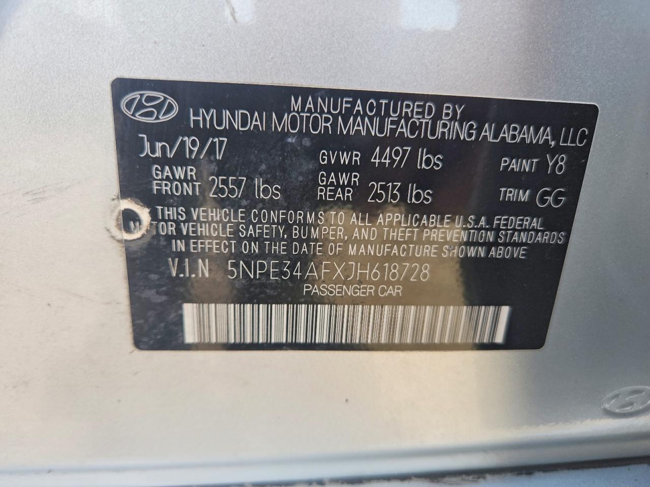 Hyundai SONATA Sel