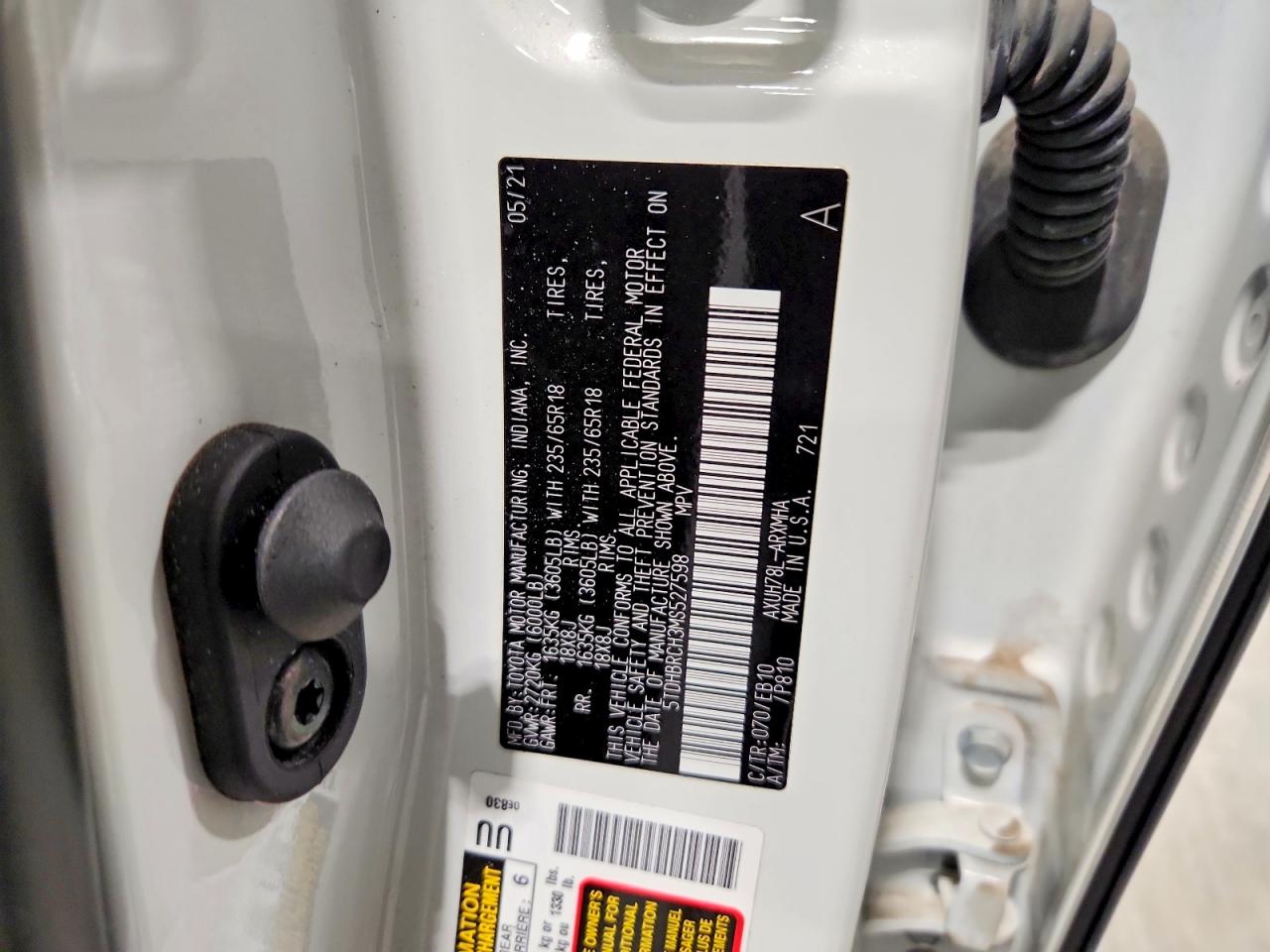 Toyota Highlander Hybrid Xle