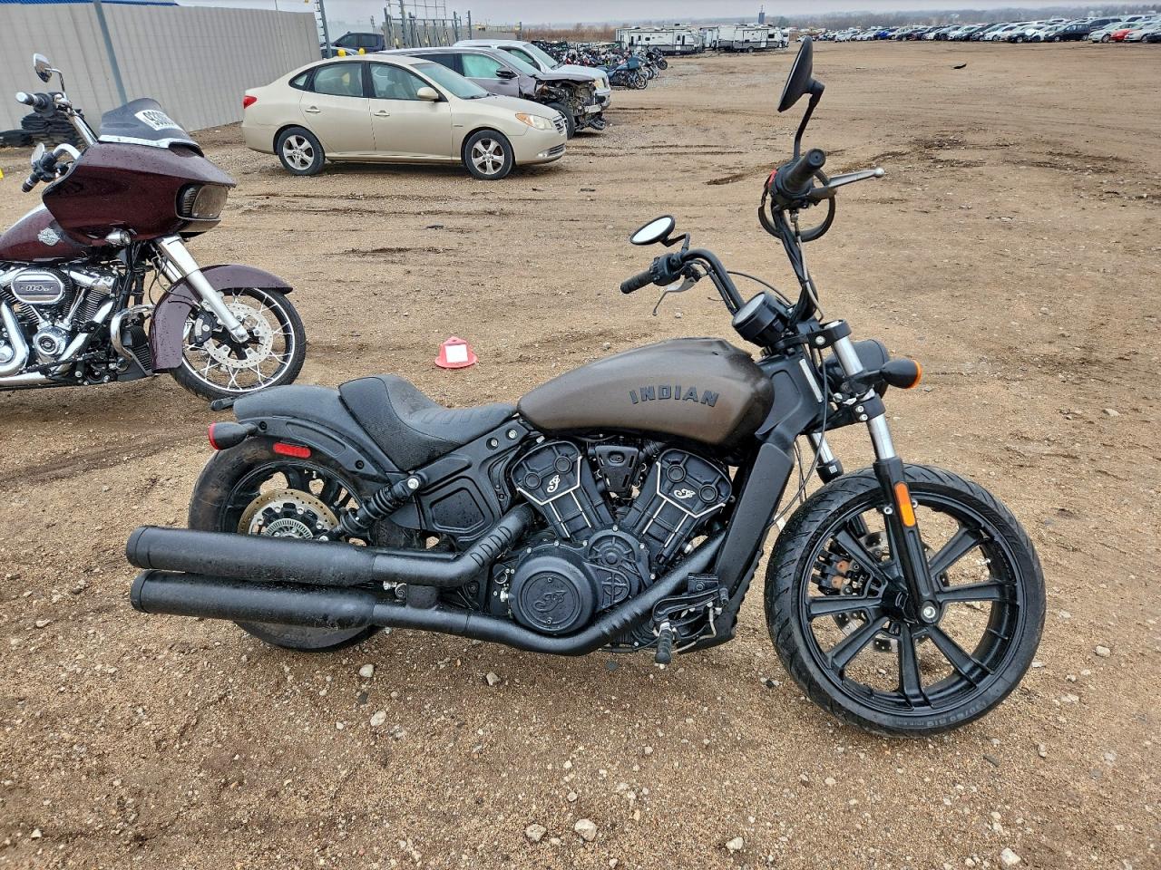 Salvage Indian Motorcycle Co. Scout Rogu Image