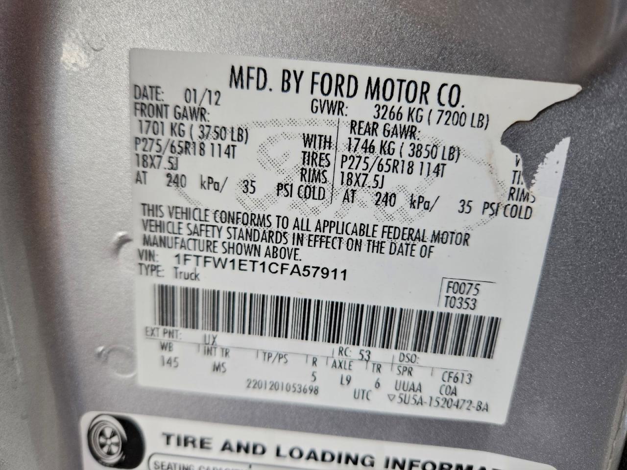 Ford F-150 Supercrew