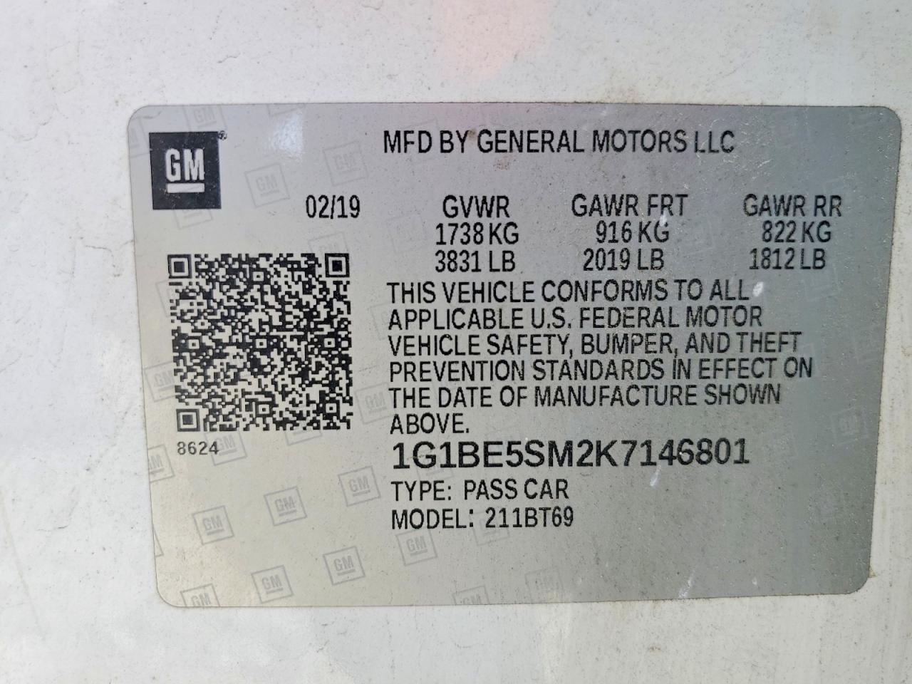 Chevrolet Cruze Lt