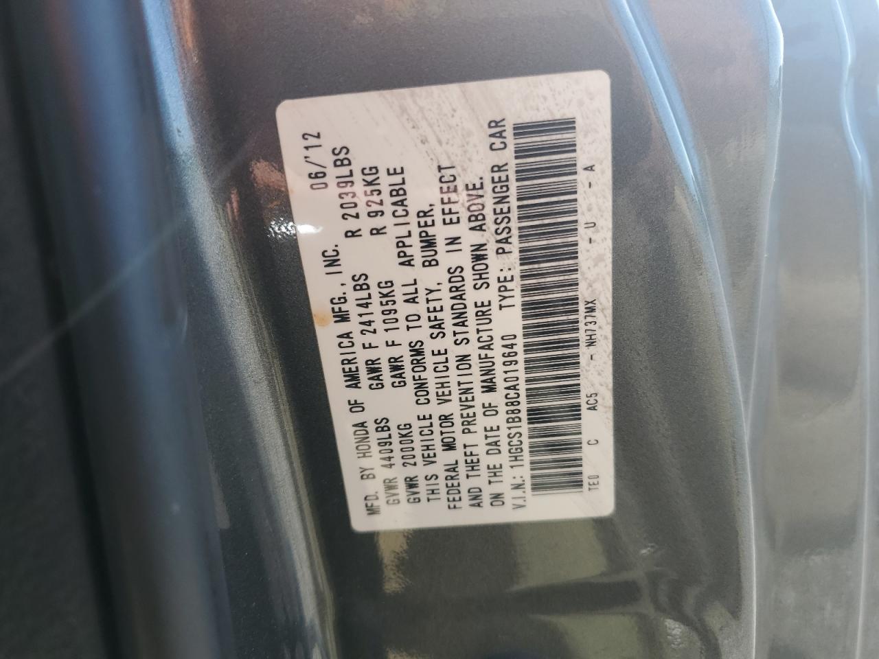 Honda Accord Exl