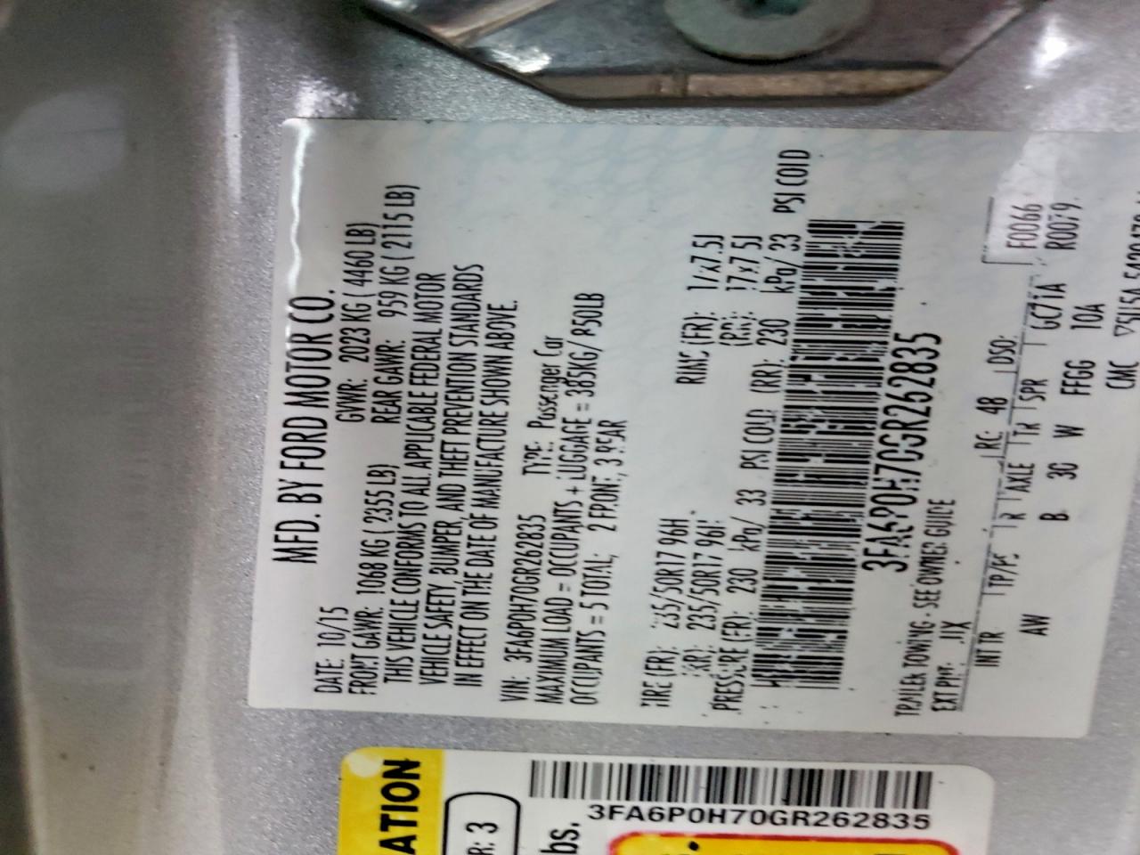 Ford Fusion Se