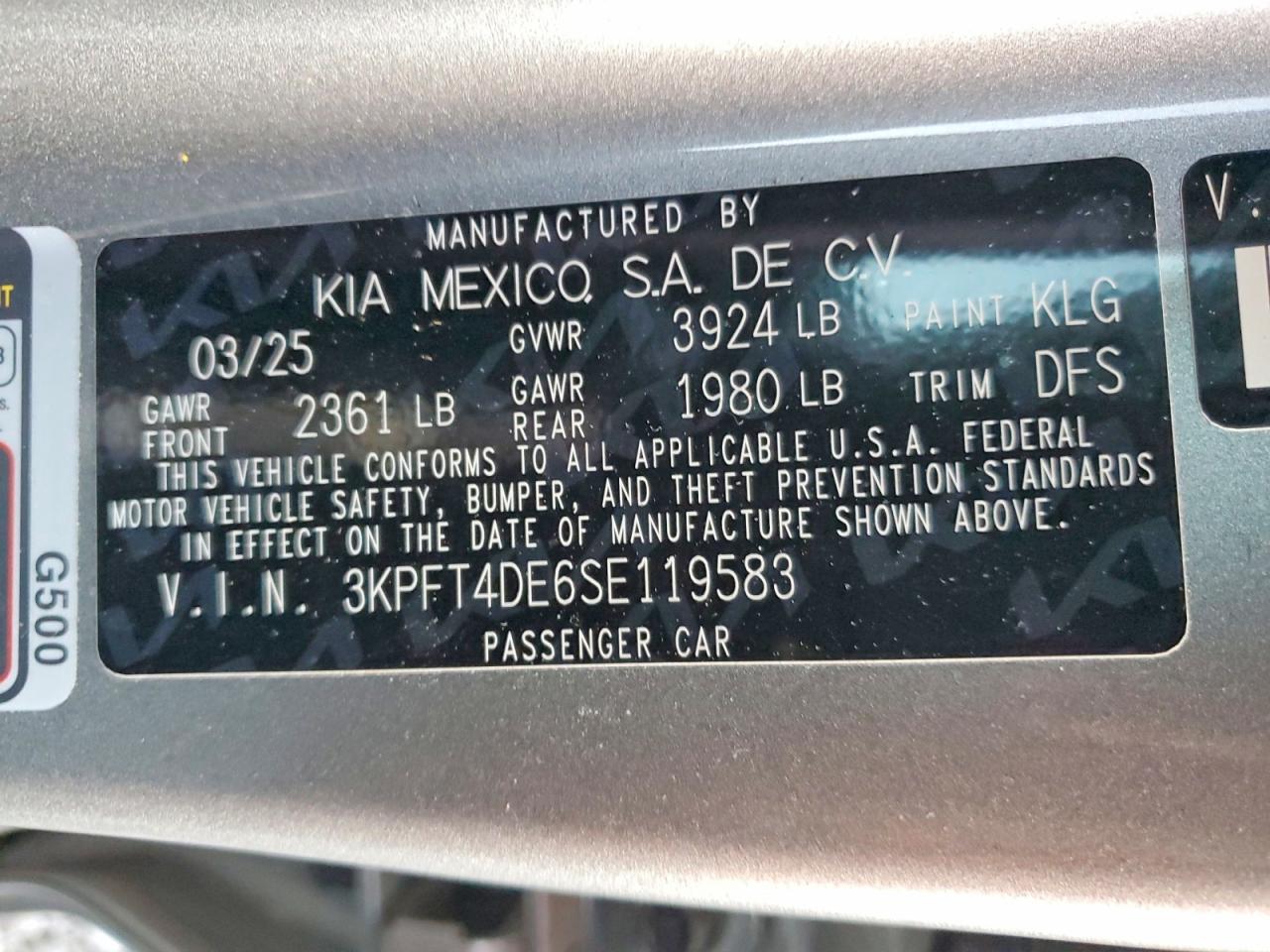 Kia K4 Lx Lx