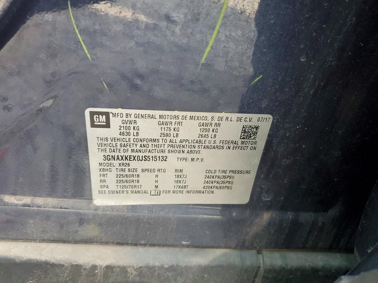 Chevrolet Equinox Lt