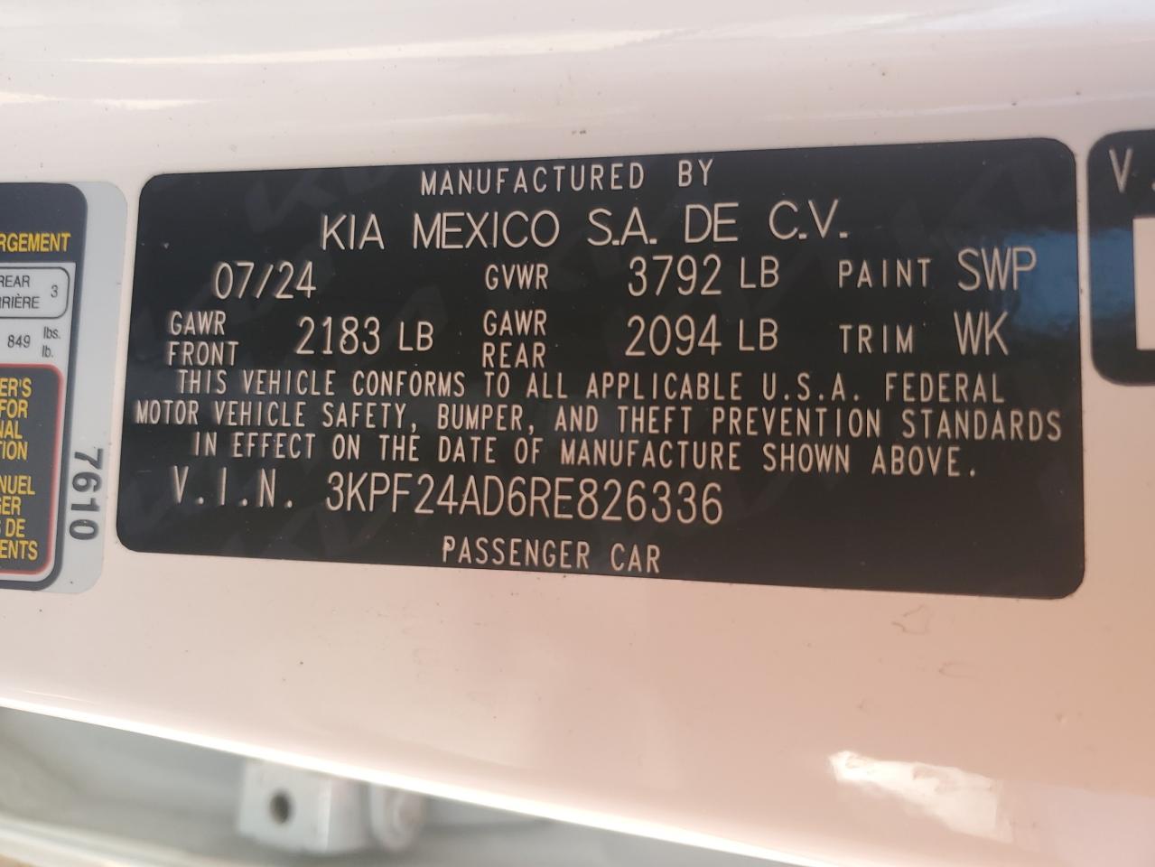 Kia Forte Lx