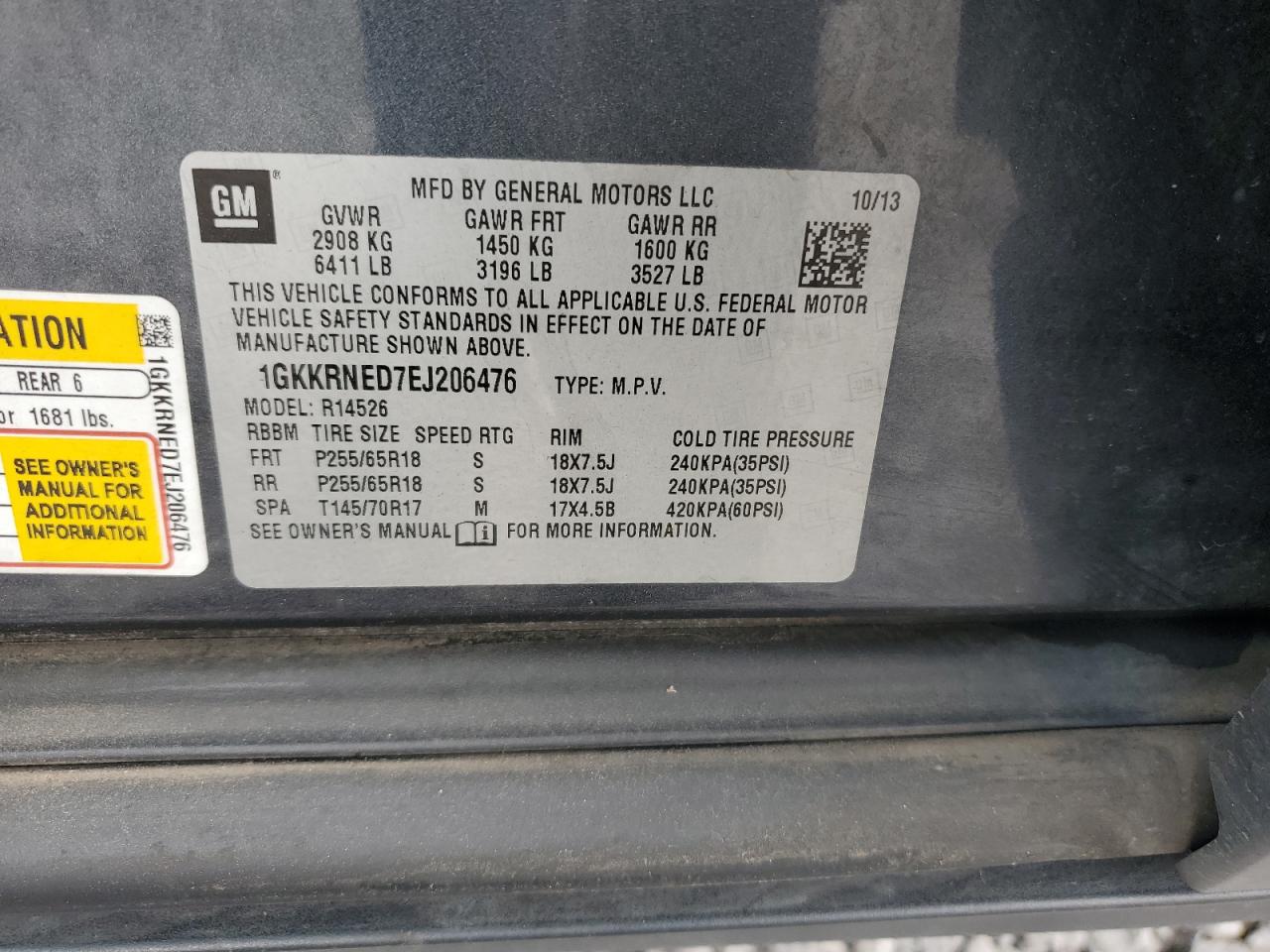 GMC Acadia Sle