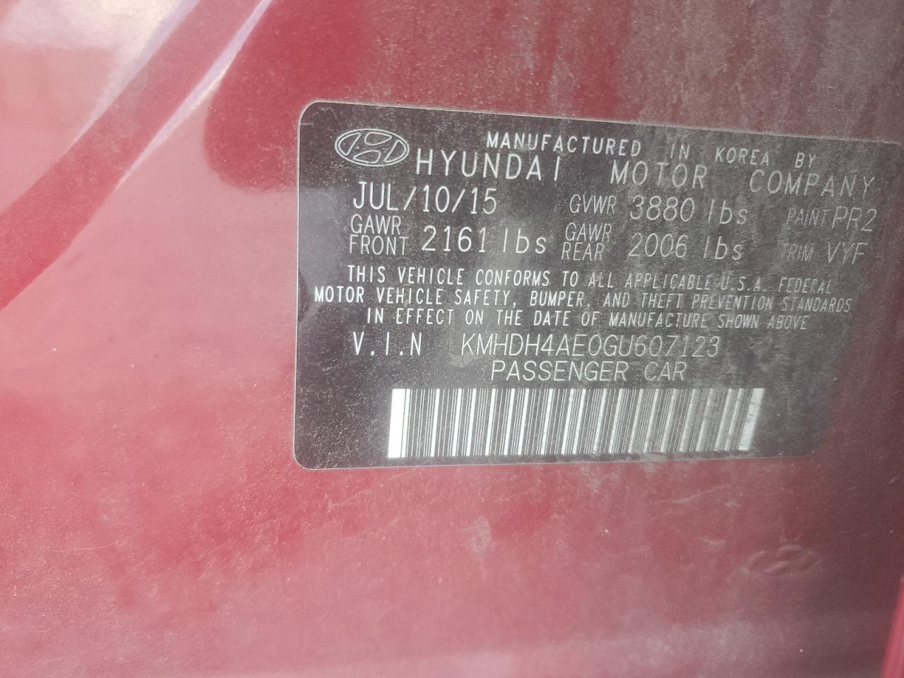 Hyundai ELANTRA Se