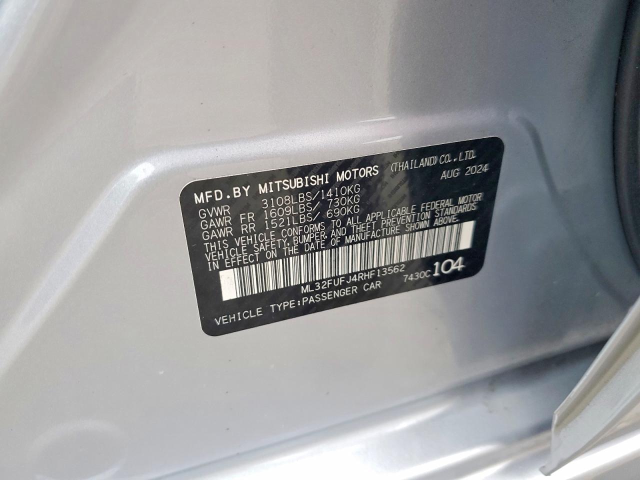 Mitsubishi Mirage G4 Es