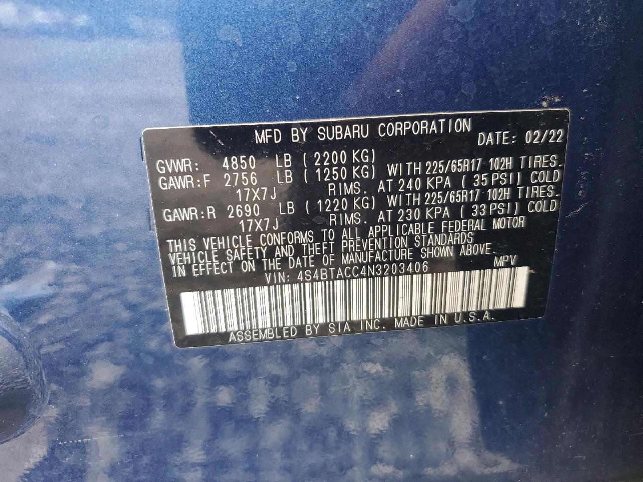 Subaru Outback Premium