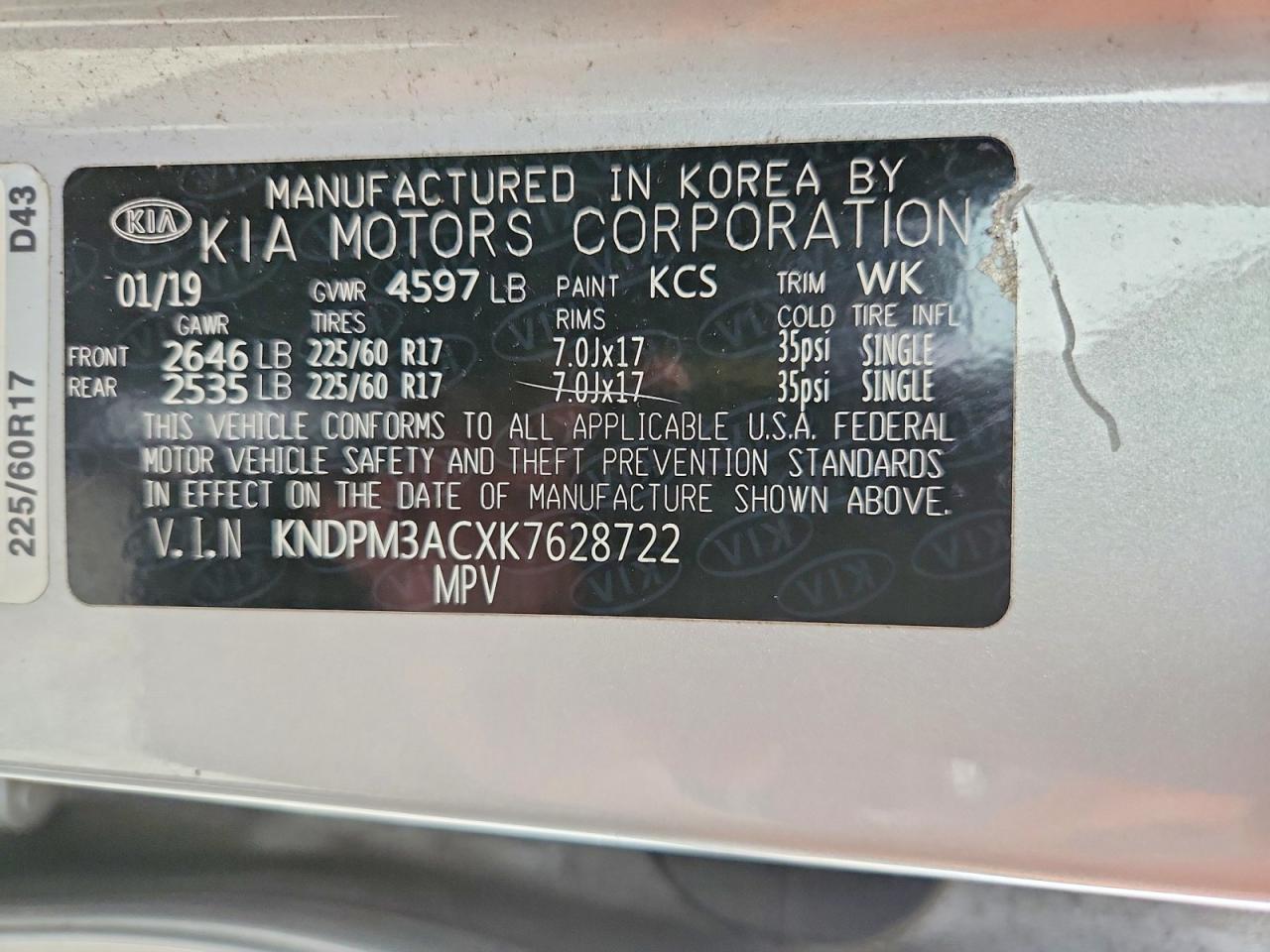 Kia Sportage Lx