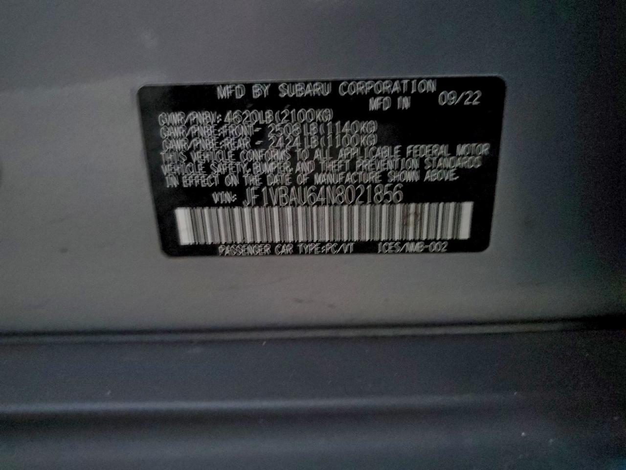 Subaru WRX Gt
