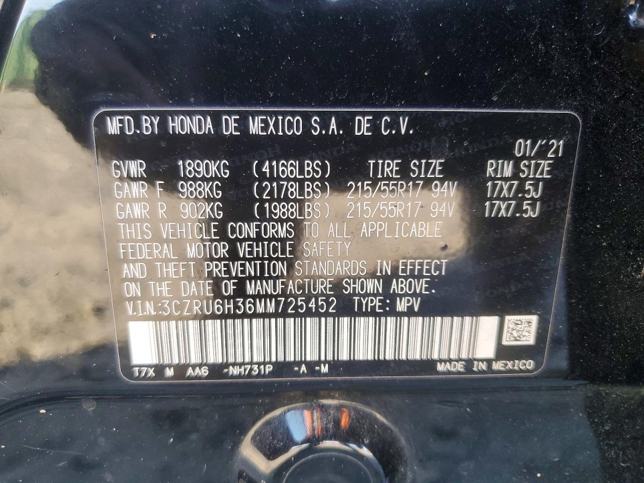 Honda HR-V Lx
