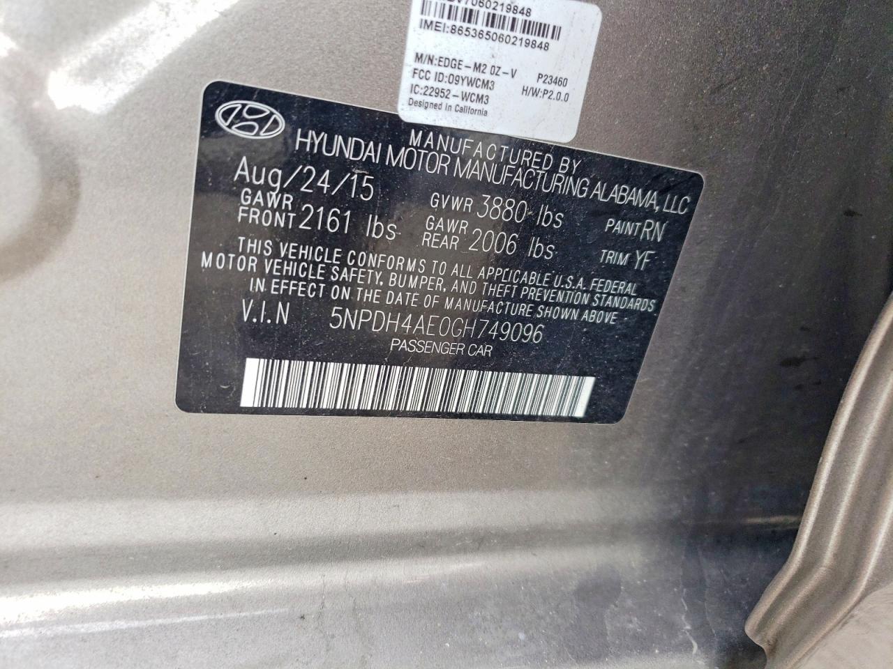 Hyundai ELANTRA Se