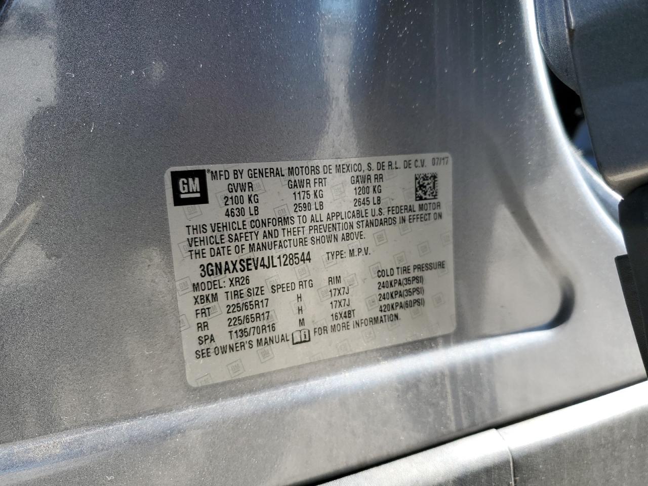 Chevrolet Equinox Lt