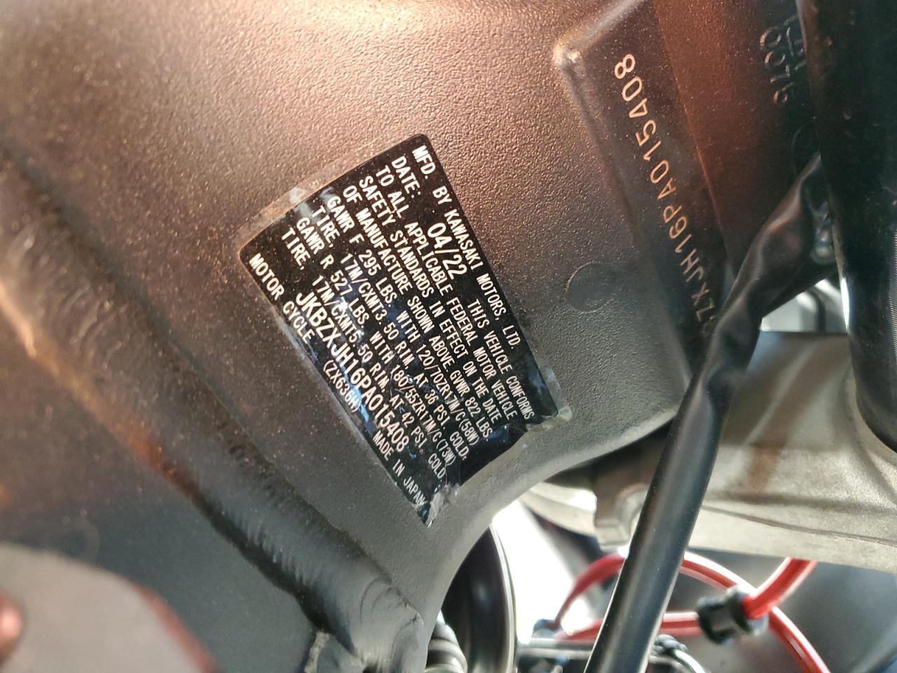 Kawasaki Zx636 K K