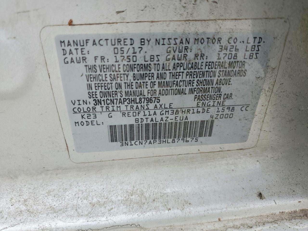Nissan Versa S