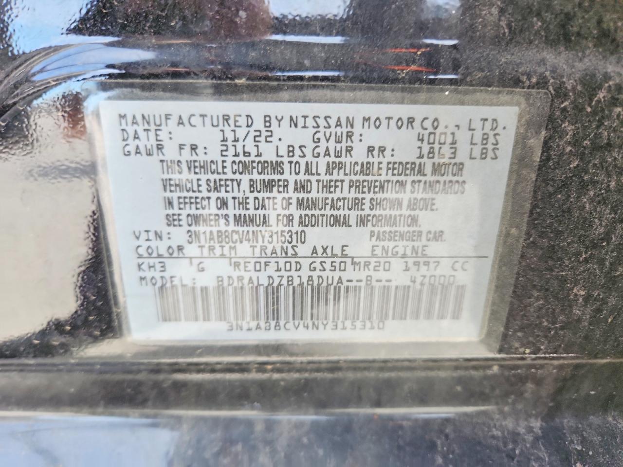 Nissan Sentra Sv