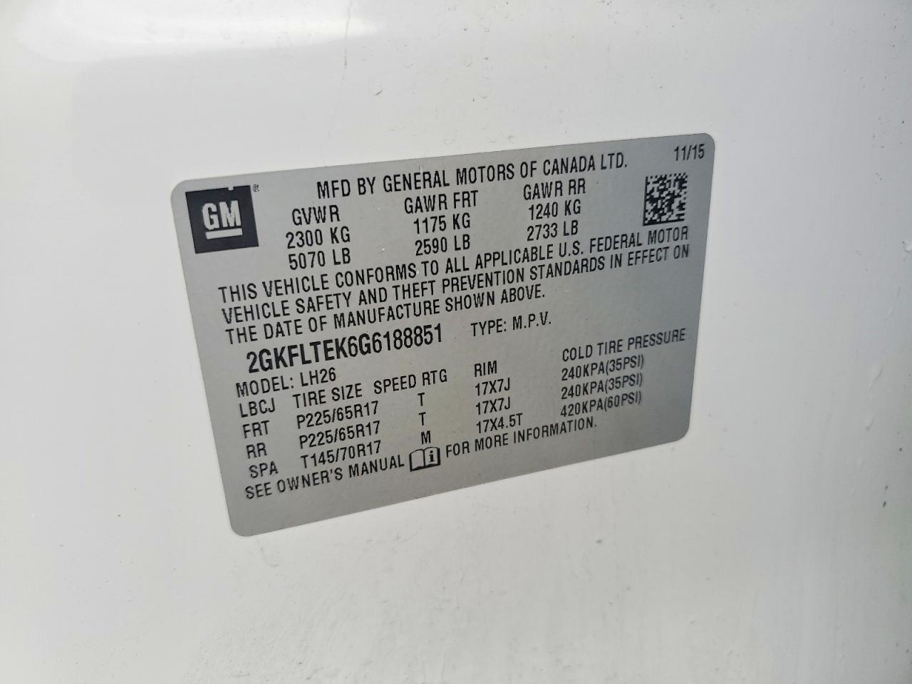 GMC Terrain Sle
