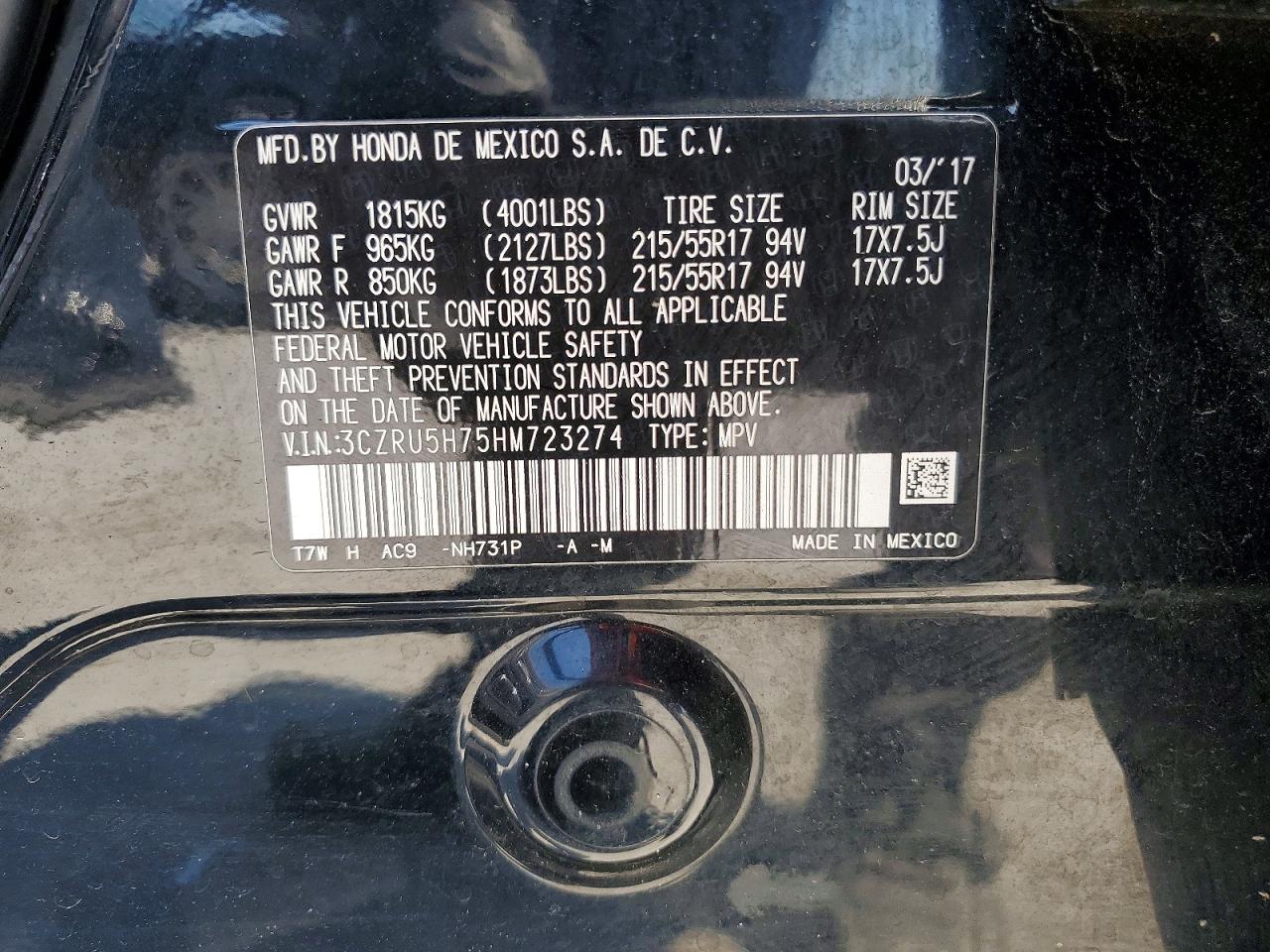 Honda HR-V Exl